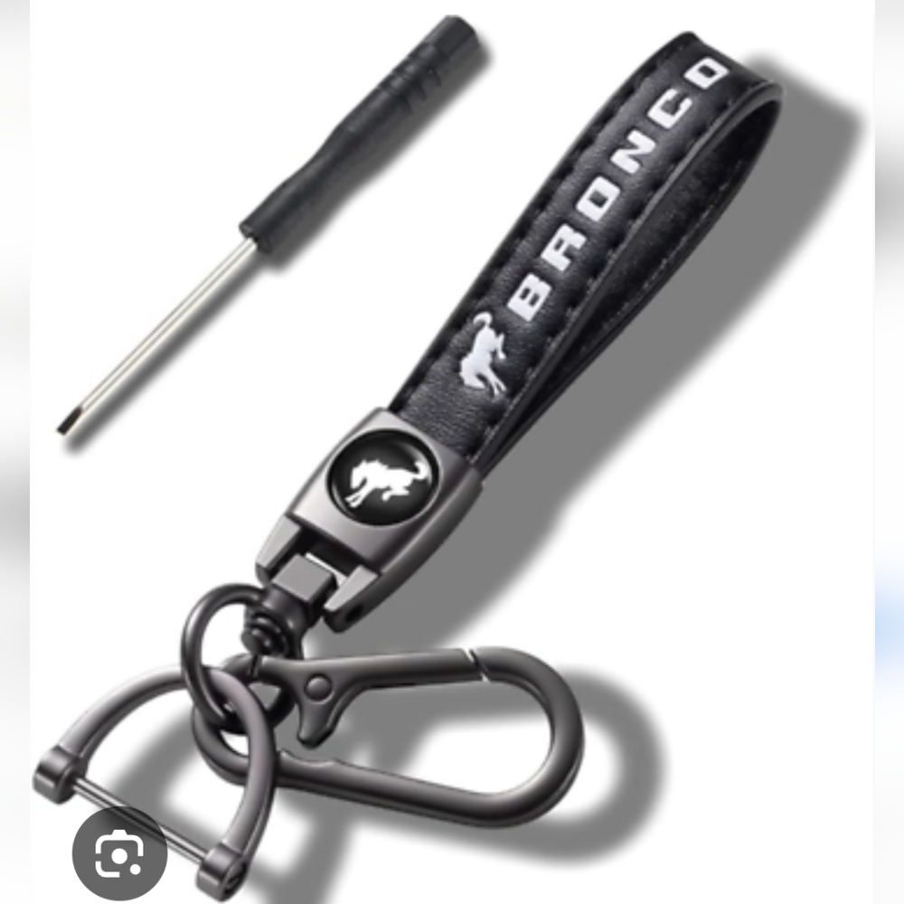 #C18 Bronco Black Keychain with Screwdriver